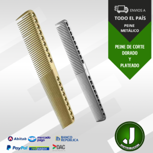 Peines metalicos de corte // Dorado y Plateado