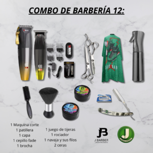 Combo de barbería Wmark 12
