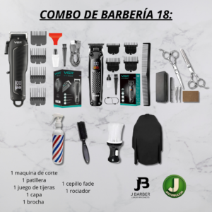 Combo de barbería VGR 18
