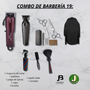 Combo de barberia Kemei 19