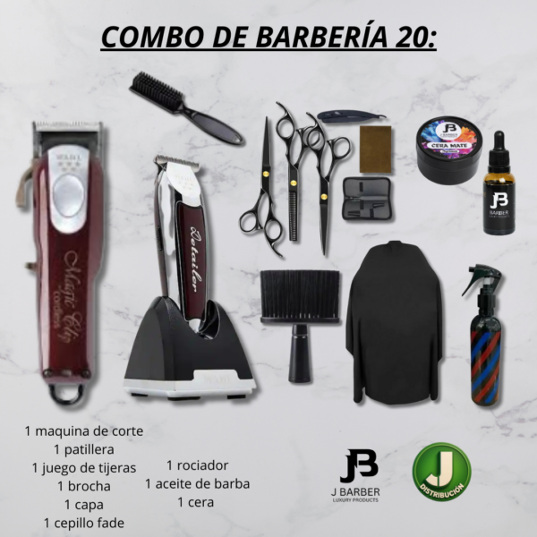 Combo de barbería Wahl 20