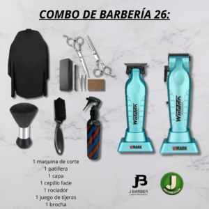Combo de Barbería Wmark 26