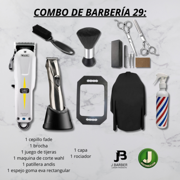 Combo de Barbería Wahl y Andis 29