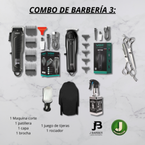 Combo de barbería 3 VGR