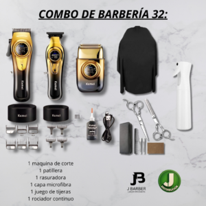Combo de Barbería Kemei 32