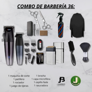 Combo de barbería Wmark 36