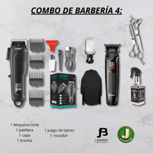 Combo de barbería VGR 4