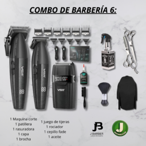 Combo de barbería VGR 6