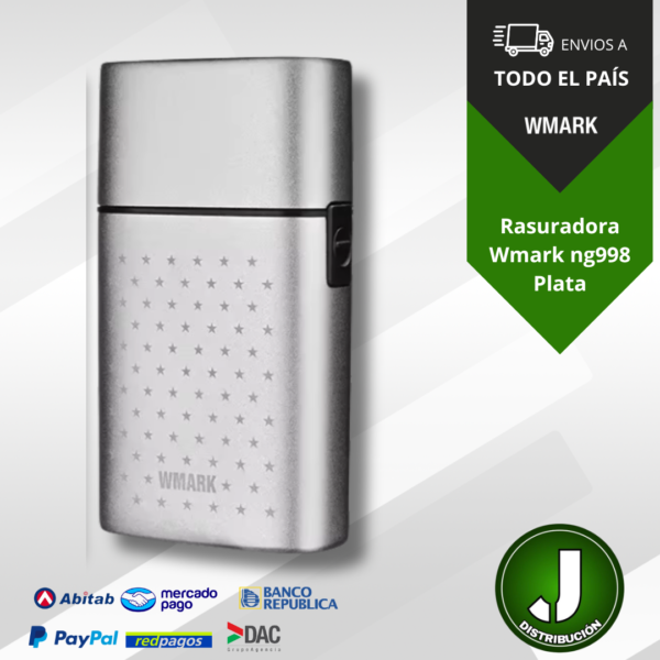 Rasuradora Wmark ng998 Plata